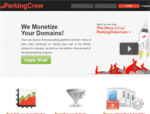Tablet Screenshot of parkingcrew.com